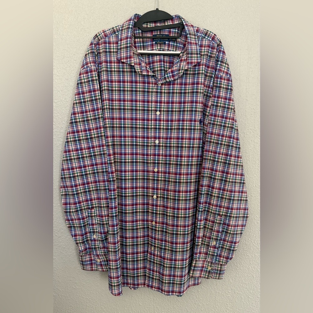 Men’s Polo Ralph Lauren Performance L/S Shirt size 3XB
